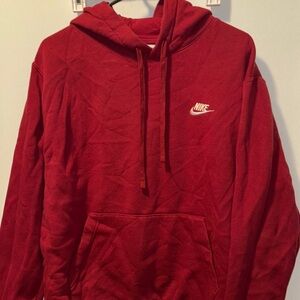 Men’s Nike Maroon/Dark Red Pullover Hoodie Size L